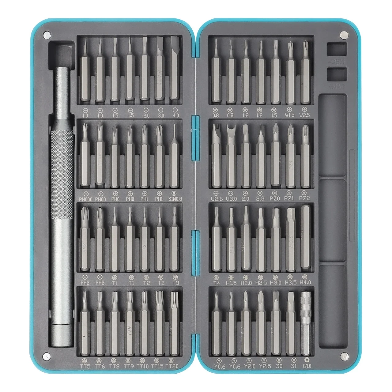 ОТВЕРТКА С НАБОРОМ БИТ (НАСАДОК) SMARTBUY SBT-SCBS-57P2