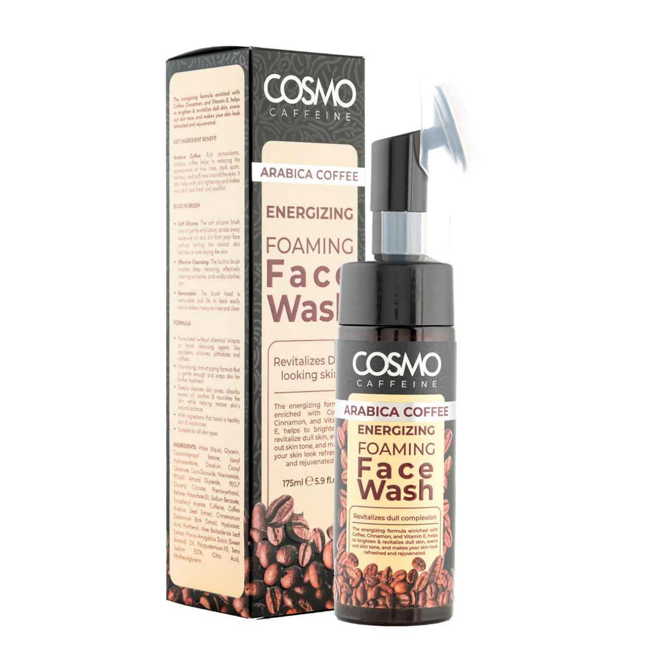 Cosmo Foaming Face Wash Arabica Coffee - Пенящееся средство для умывания лица с кофе арабика  175 ml, фото 1