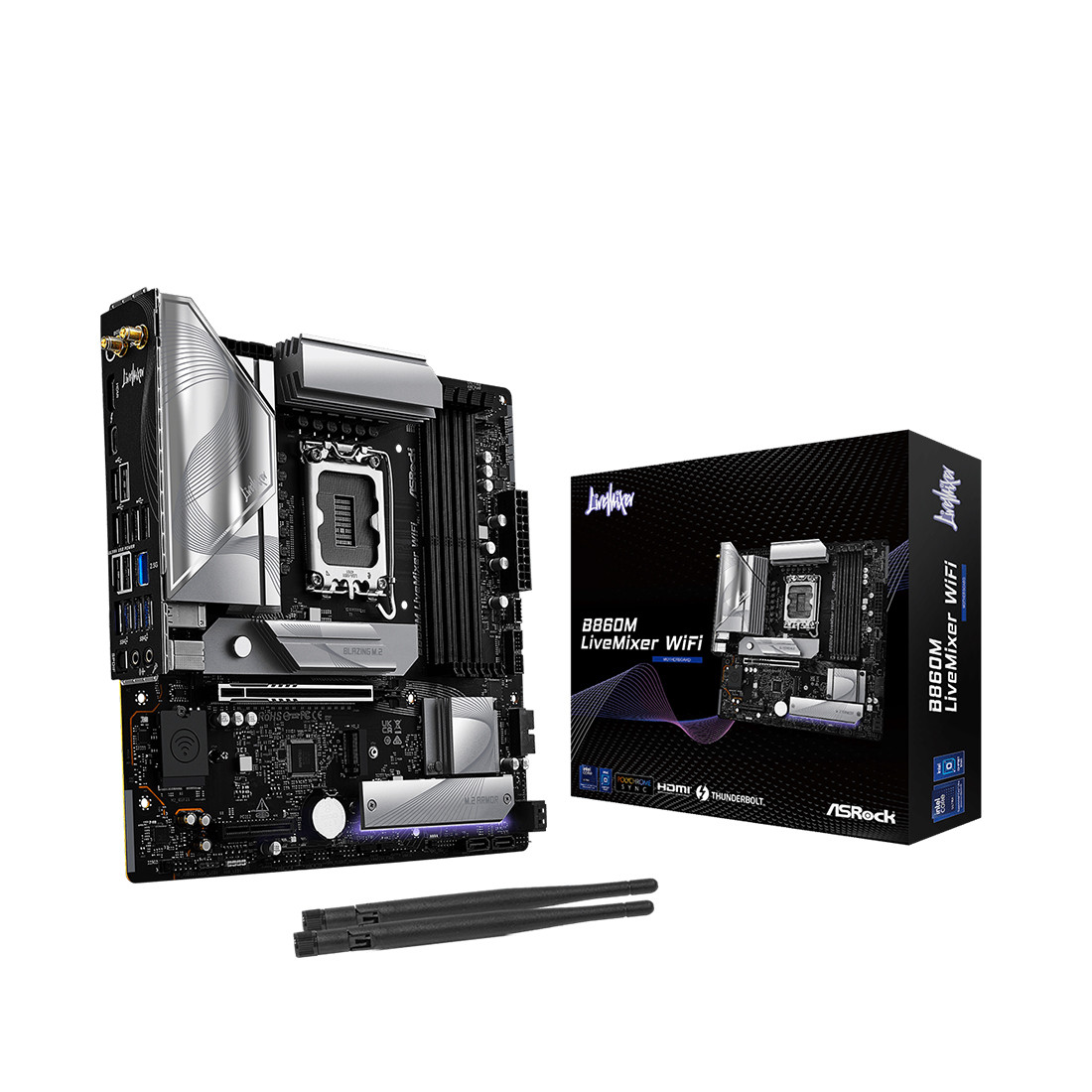 Материнская плата ASRock B860M LIVEMIXER WIFI 2-029088
