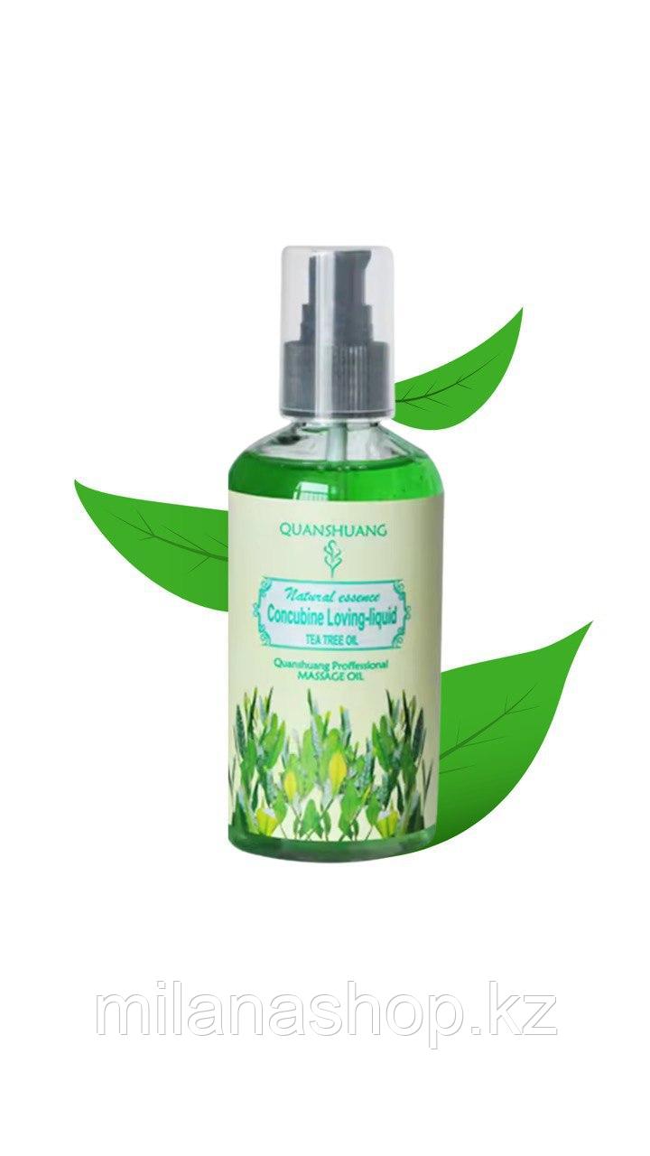Quanshang Massage Oil and lubricant Tee Tree - массажное масло и лубрикант с ароматом чайного дерева 200 ml