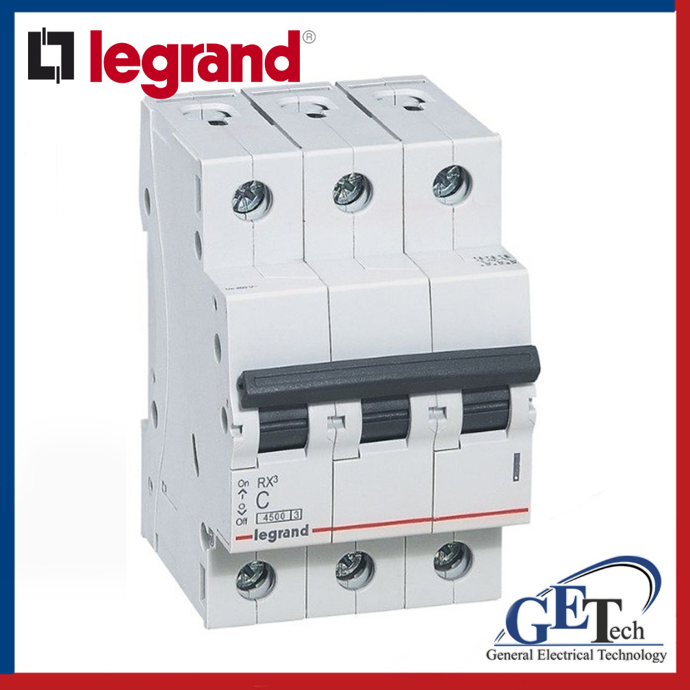 Автоматический выключатель RX3 ВА 3ф 6А, 10А, 16А, 20А, 25А, 32А, 40А, 50А, 63А, 4,5кА Legrand 10А, 16А, 20А, 25А, 32А, 40А, 50А,, фото 1