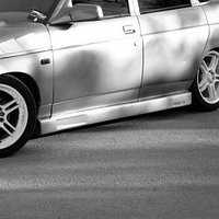 Накладки на пороги "AVR" (АБС-пластик) для La-da 2110 / 2111 / 2112