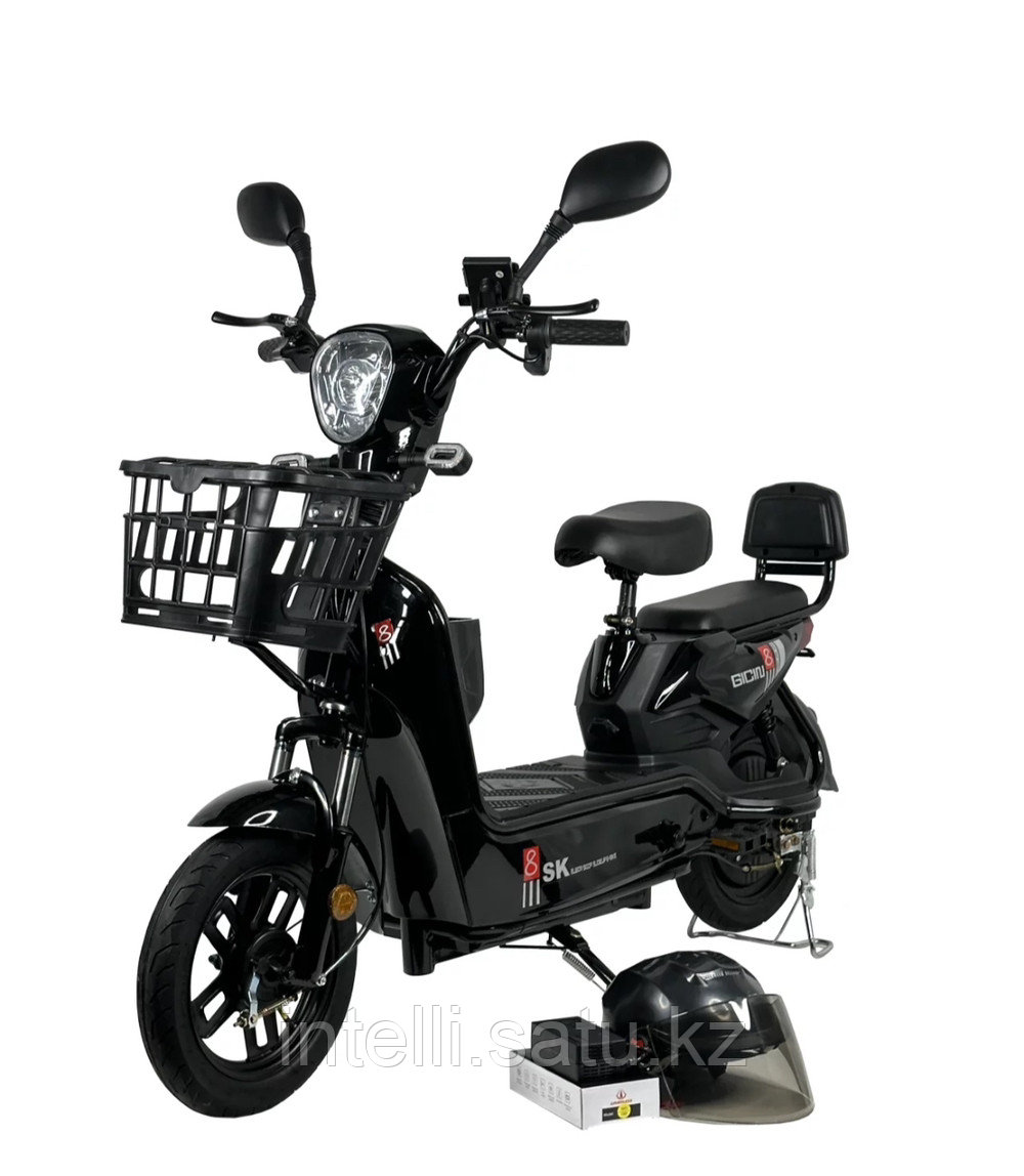 Электро скутер черный SK8 -16 размер - фото 1 - id-p123326101