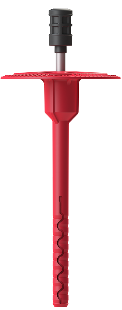 Termoclip Стена 1MS – полимерный тарельчатый дюбель для утеплителя с распорным элементом, фото 1