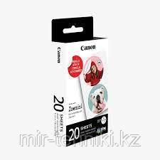 Бумага стикер Canon ZINK Pre-Cut Circle Sticker Paper, 20 Sheets, фото 1