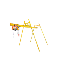 Портативная строительная мини-лебедка с А-образной рамой (умелец)