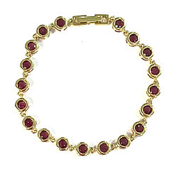 Браслет с натуральными Рубинами