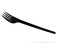 Вилка компакт 165 мм черная