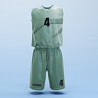 Aivengo, мужская баскетбольная форма, 40-60 размер, серая с принтом