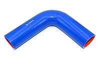 142-1303010 Патрубок силиконовый радиатора верхний МТЗ Ф 54 мм L 190х215 мм, 90 град. HIMPT