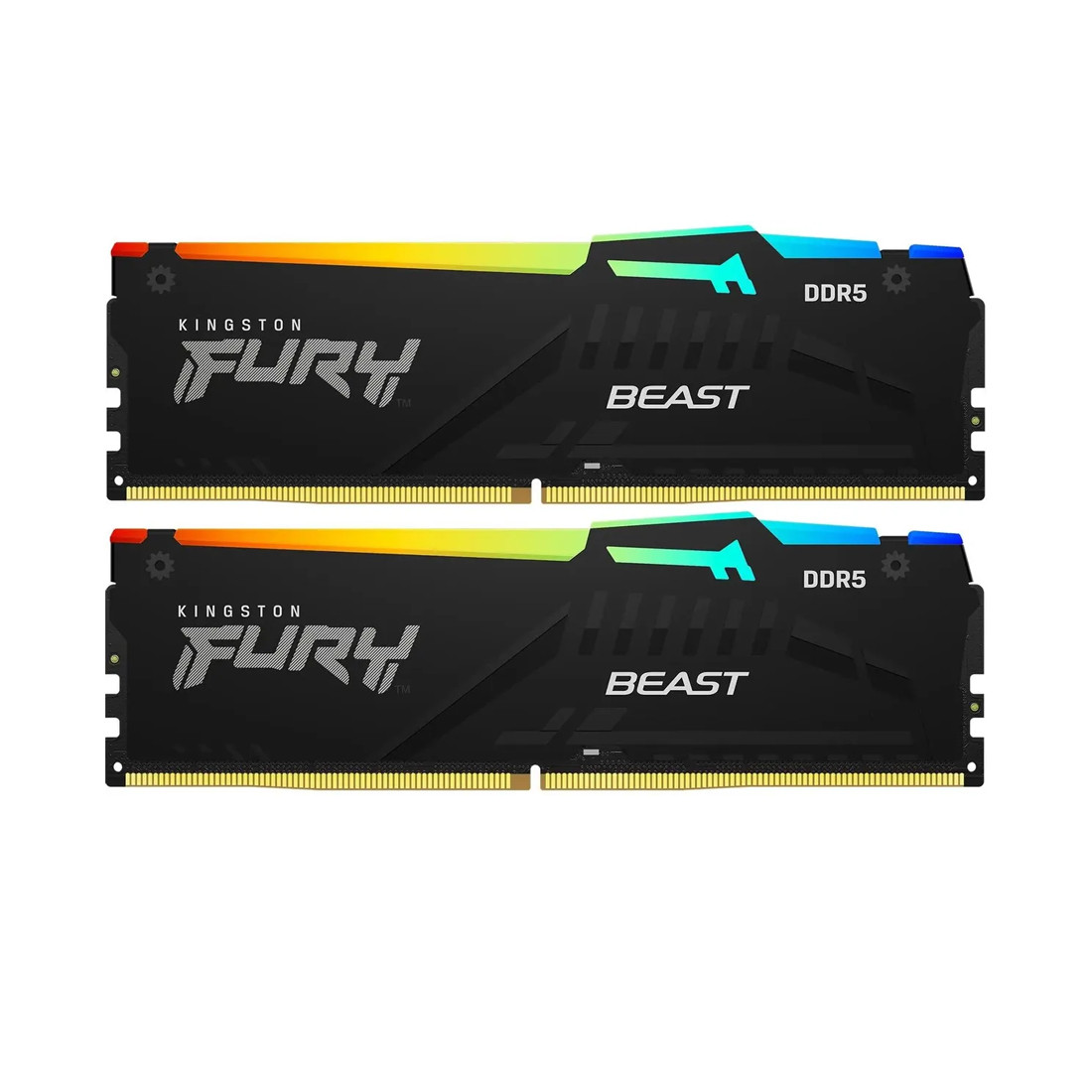 Комплект модулей памяти Kingston FURY Beast RGB KF556C36BBEAK2-32 DDR5 32GB