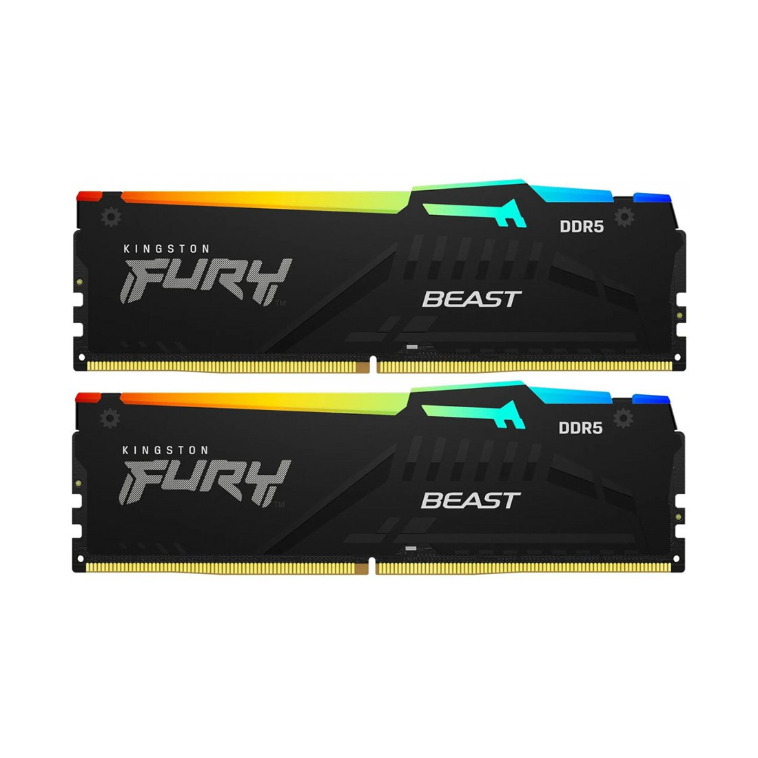 Комплект модулей памяти Kingston FURY Beast RGB KF560C36BBE2AK2-32 DDR5 32GB