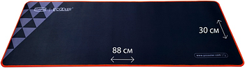 Коврик для мыши PCcooler MOUSE PAD 880x300x3 черный
