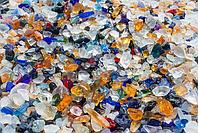 Стеклянный щебень Бразилия (Микс: белый, темный цветной)