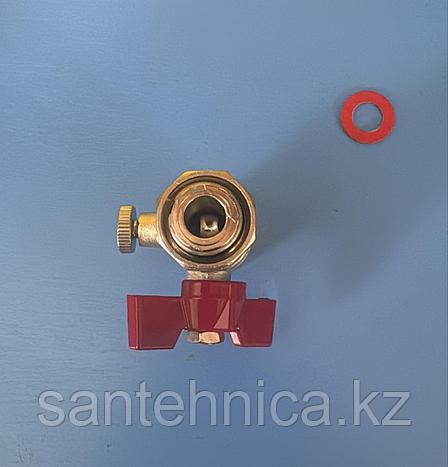 Кран шаровой для подключения манометра с ВР 1/2"*1/2" BV213-C0202N (25/50), фото 3