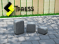 Тротуарная плитка Классико серый