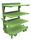 Тележка консольная одинарная, 4 уровня хранения, фото 2