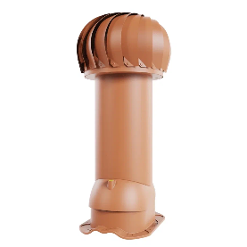 Роторная вентиляция для металлочерепицы "Венеция" ø110 мм, h-550 мм утепленная, фото 1