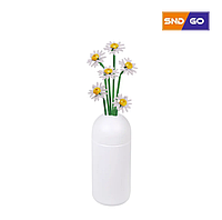 Конструктор цветы "Ромашки" в горшке (221 деталей)