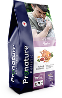 Pronature Holistic Pilgrim ИНДЕЙКА с клюквой для взрослых кошек 2 кг