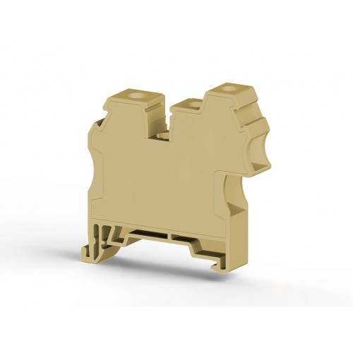 Клеммник 3-х выводной, 2x10мм.кв 1x4 мм.кв., (бежевый); AVK 10 RD 4