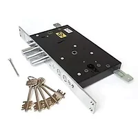 МЕТТЭМ ЗВ13 174.1.1 (Z-60) замок врезной комбинированный (сувальдный+цилиндр ) с защёлкой задвижкой