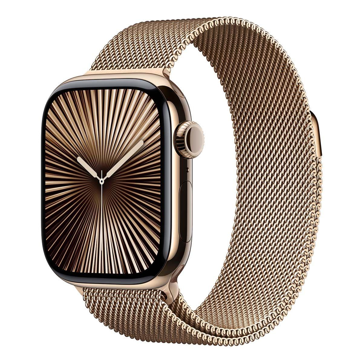 Apple Watch Series 10 46mm Millanese Gold