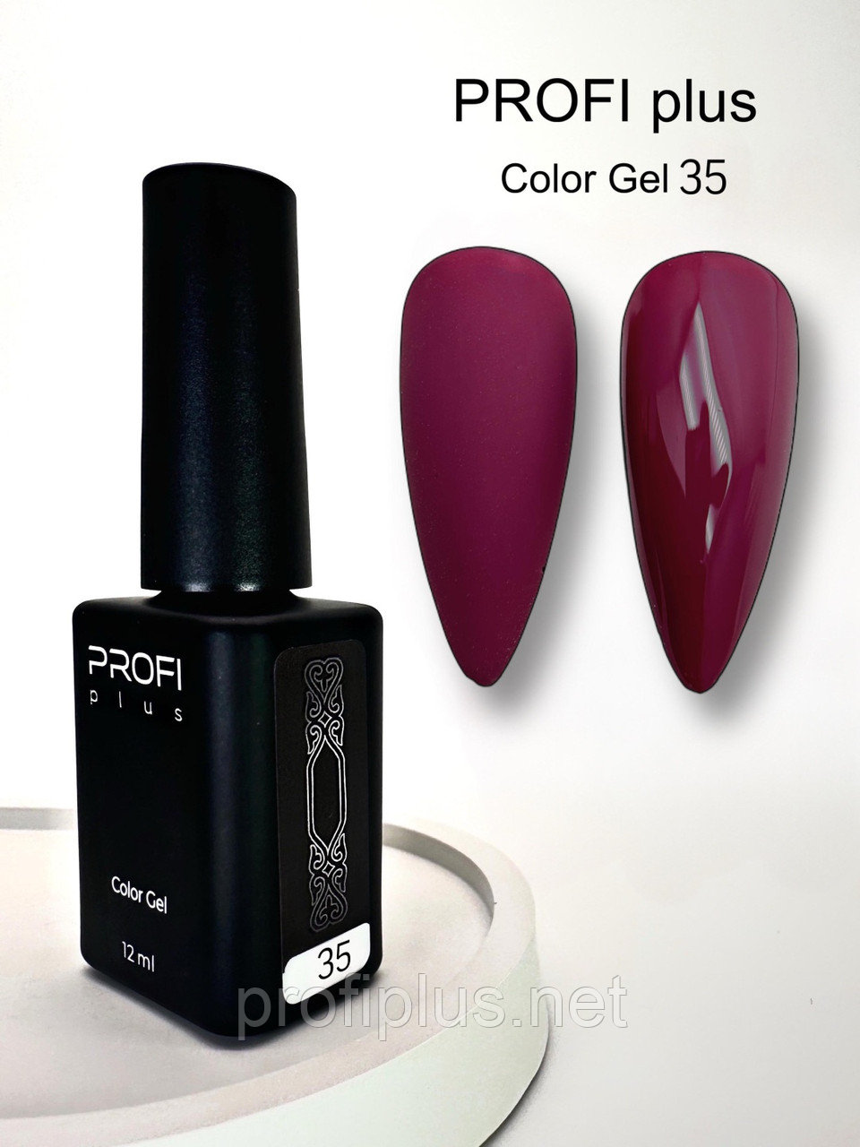 PROFI plus гель-лак color gel 35 глянцевое 12 мл