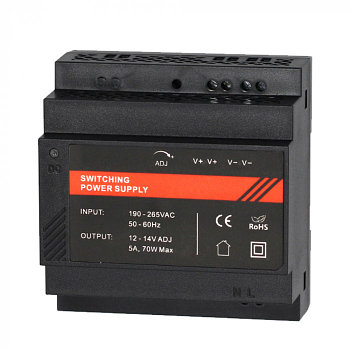 Smartec ST-PS105BDL-BK, 12В, 5А қоректендіру блогы