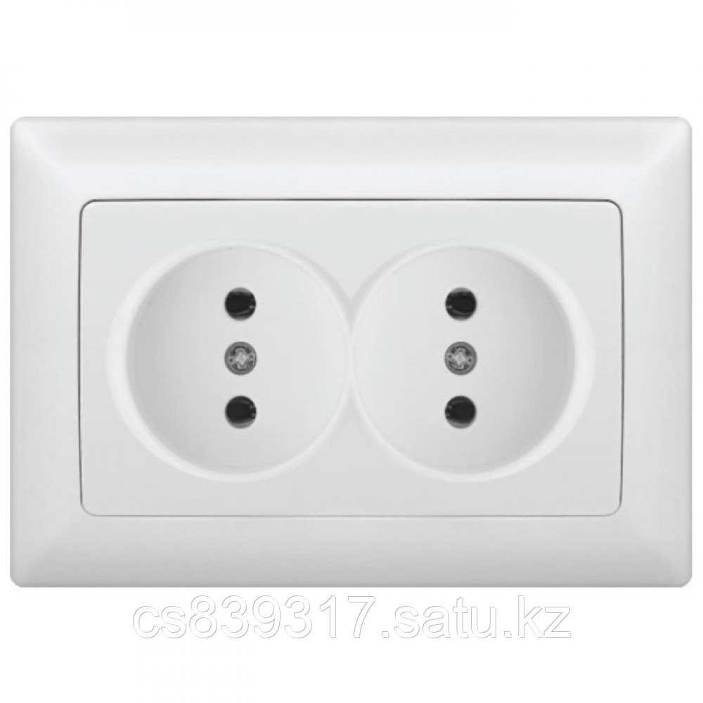 РОЗЕТКА 2-Я С/З БЕЛЫЙ АНУРА