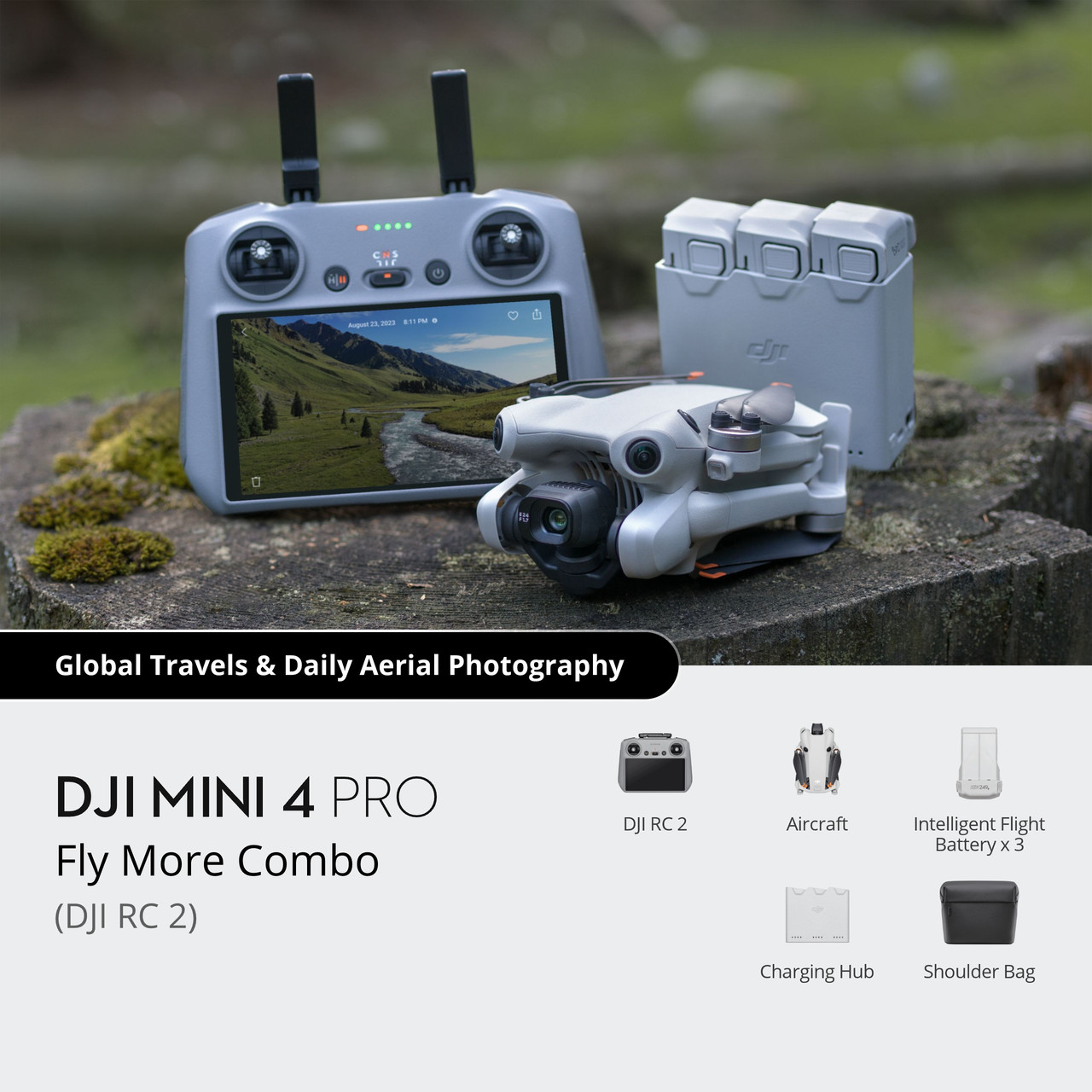 Дрон DJI Mini 4 Pro Fly More Combo (DJI RC 2), фото 1