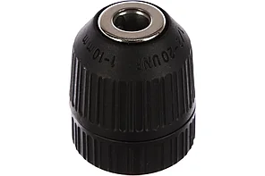 Патрон быстрозажимной,  для дрели, 10 мм, посадочная резьба 1/2", под сверло Д 0,8-10 мм, ЗУБР "Мастер"