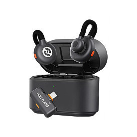 Hollyland Lark M2S Duo аспалы микрофон Қара