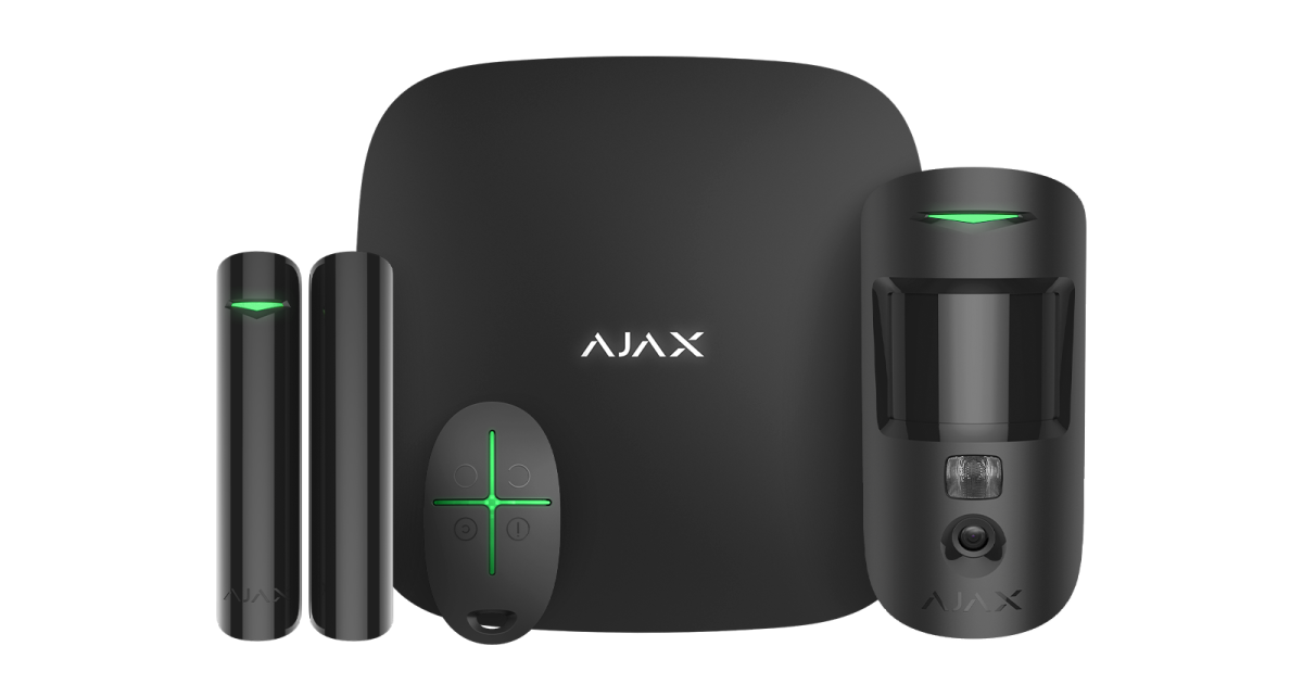 Стартовый комплект системы безопасности Ajax StarterKit Cam Plus