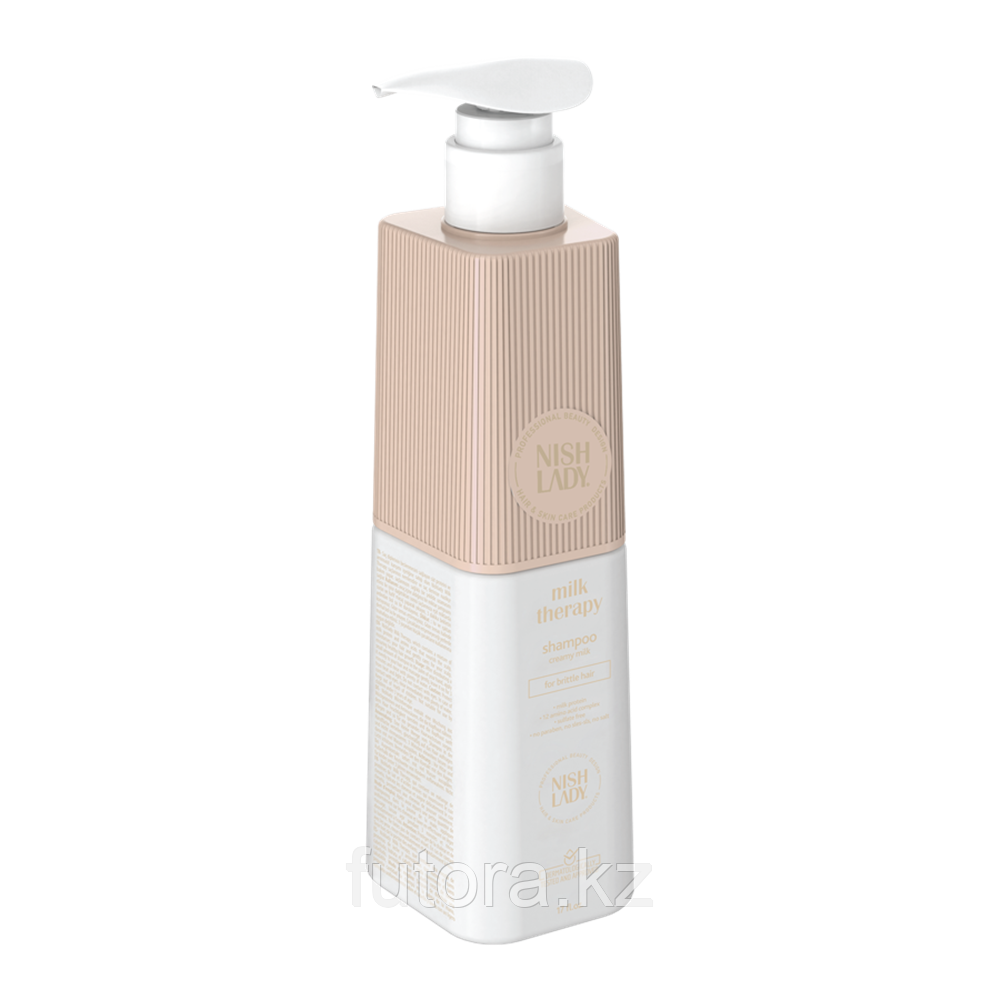 Шампунь для всех типов волос "NISHLADY Milk Therapy - Shampoo"., фото 1