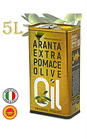Оливковое масло 5 л рафинированное для жарки ARANTA EXTRA POMACE OLIVE ж/б 5000 мл универсальный