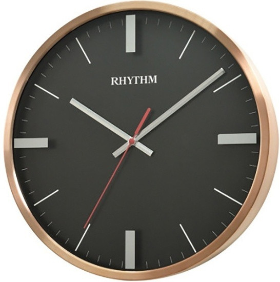 Часы кварцевые Rhythm CMG604NR13, пластик, металл