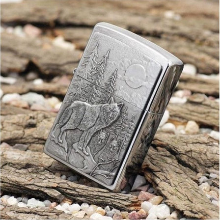 Zippo бензиновая зажигалка 20855 латунь, фото 3