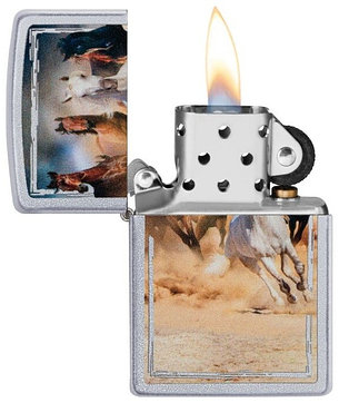 Zippo бензиновая зажигалка 205-CI408447, латунь, фото 3