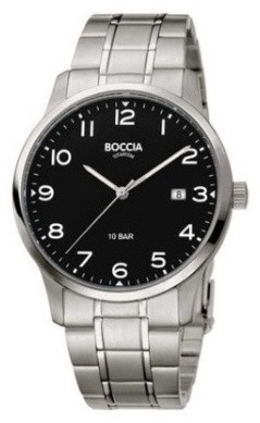 Кварцевые Boccia Titanium 3621-01 титан