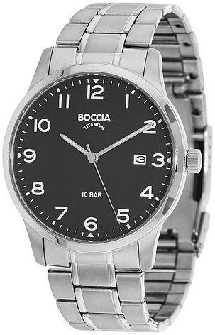Кварцевые Boccia Titanium 3621-01 титан, фото 3