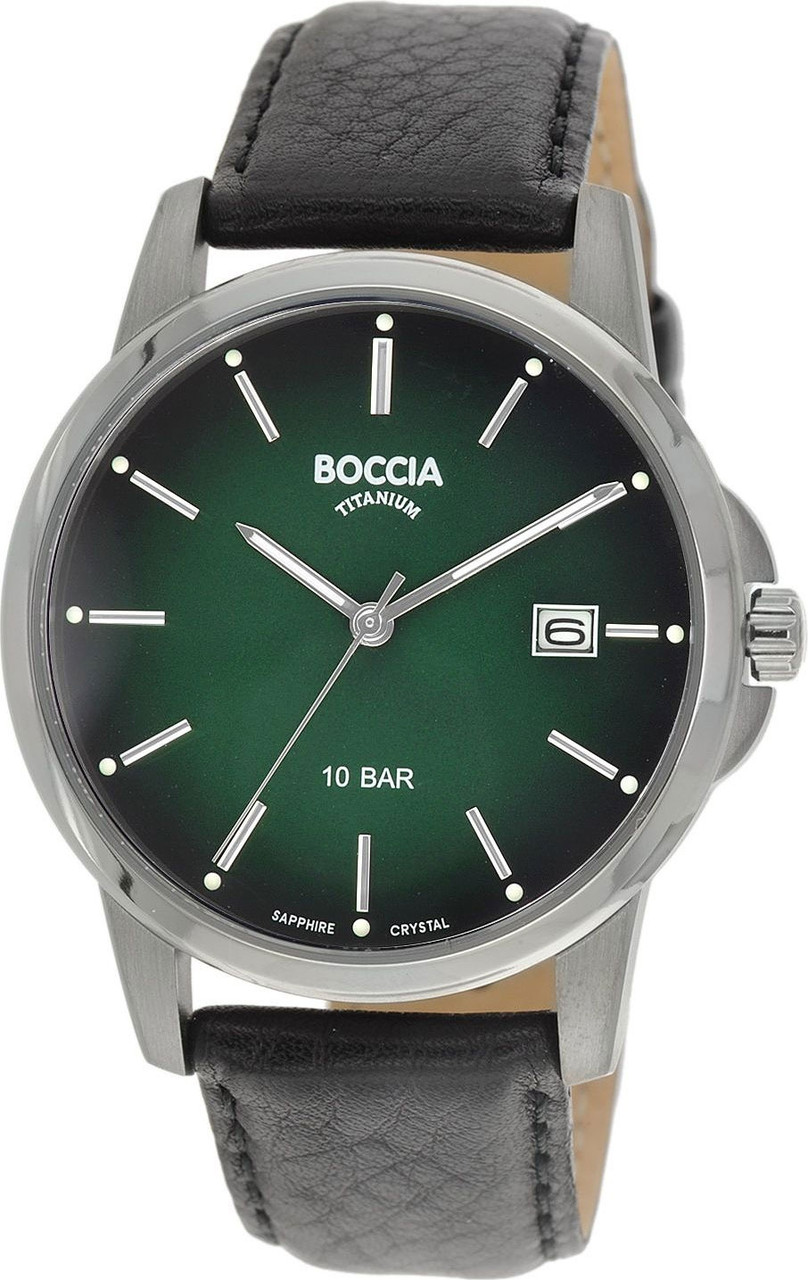 Кварцевые Boccia Titanium 3633-02 титан