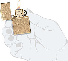 Zippo бензиновая зажигалка 48570, латунь, фото 6