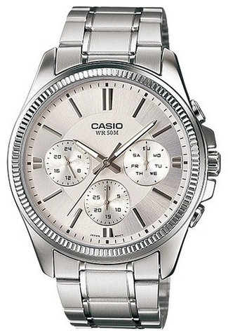 Кварцевые CASIO MTP-1375D-7AVDF сталь, фото 1
