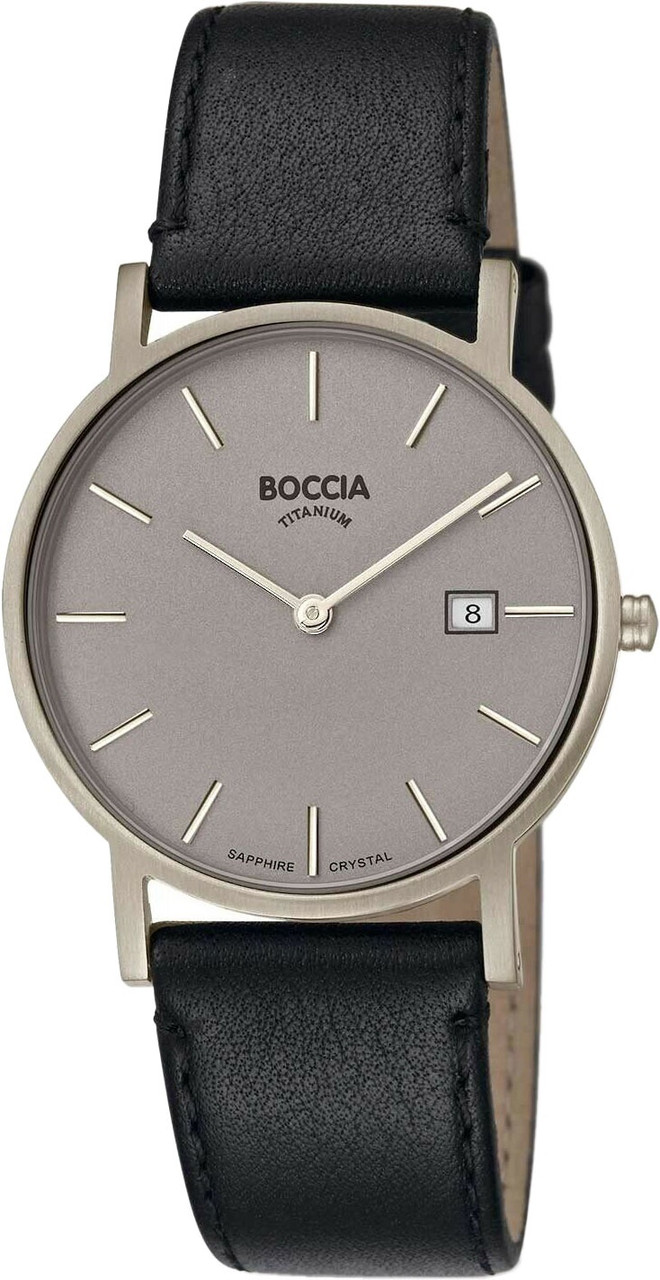 Кварцевые Boccia Titanium 3637-01 титан