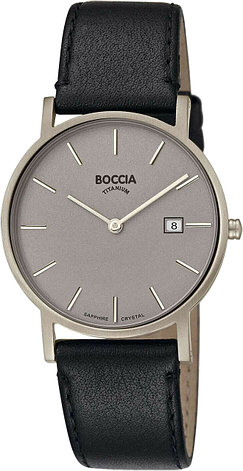 Кварцевые Boccia Titanium 3637-01 титан, фото 1