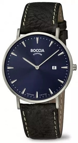 Кварцевые Boccia Titanium 3648-02 титан, фото 1