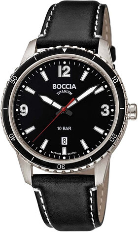 Кварцевые Boccia Titanium 3635-01 титан, фото 1