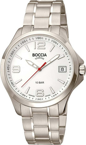 Кварцевые Boccia Titanium 3591-06 титан, фото 1