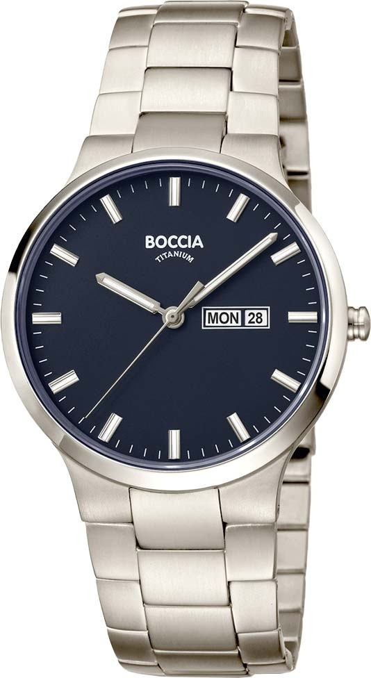 Кварцевые Boccia Titanium 3649-02A титан